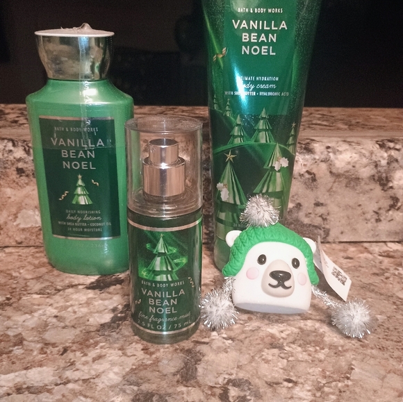 Bath & Body Works  Vanilla Bean Noel 4 Piece Set All New - Picture 1 of 3